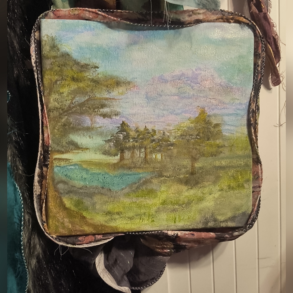 Hand-Painted Landscape